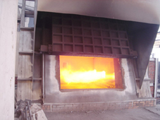 coal buming aluminum melting furnace